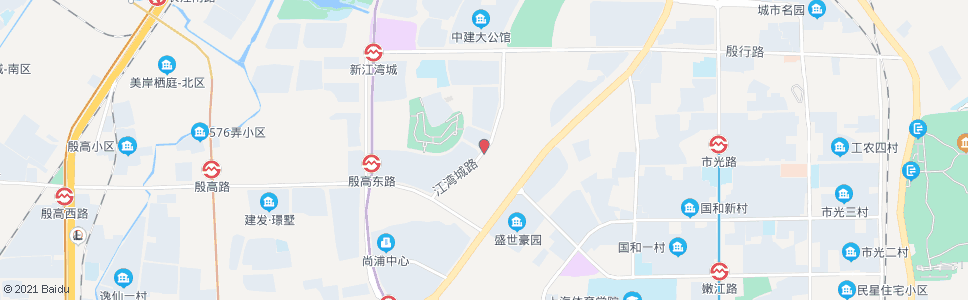 上海江湾城路清波路_公交站地图_上海公交_妙搜公交查询2024