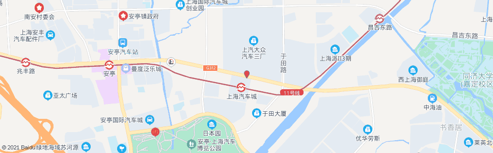 上海曹安公路安谐路_公交站地图_上海公交_妙搜公交查询2024