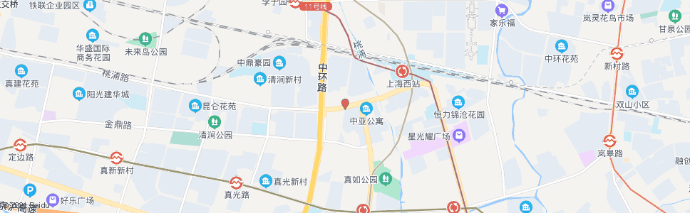 上海桃浦路真北路_公交站地图_上海公交_妙搜公交查询2024