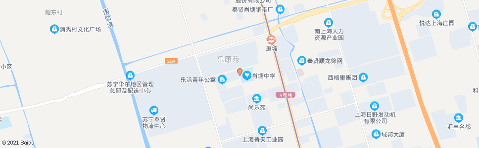 上海肖南路肖塘路_公交站地图_上海公交_妙搜公交查询2025