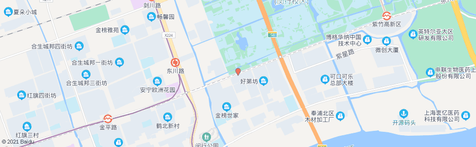 上海东川路沧源路_公交站地图_上海公交_妙搜公交查询2024