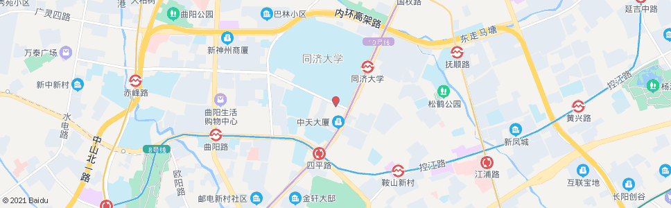 上海赤峰路四平路_公交站地图_上海公交_妙搜公交查询2024