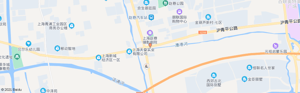 上海沪青平公路赵巷_公交站地图_上海公交_妙搜公交查询2024