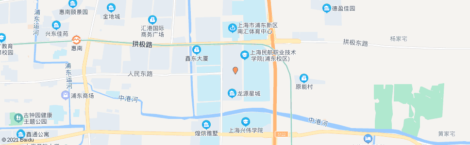 上海南汇大学城(人民东路学海路)_公交站地图_上海公交_妙搜公交查询2025