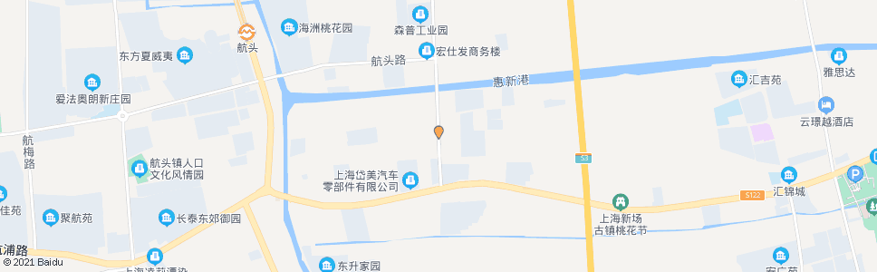 上海航都路航川路_公交站地图_上海公交_妙搜公交查询2024