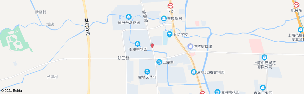 上海航鹤路鹤南路_公交站地图_上海公交_妙搜公交查询2024