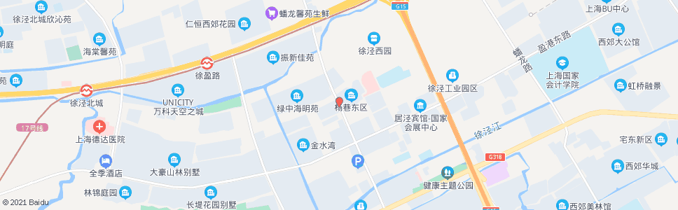 上海明珠路迮庵路(杨巷家苑)_公交站地图_上海公交_妙搜公交查询2024