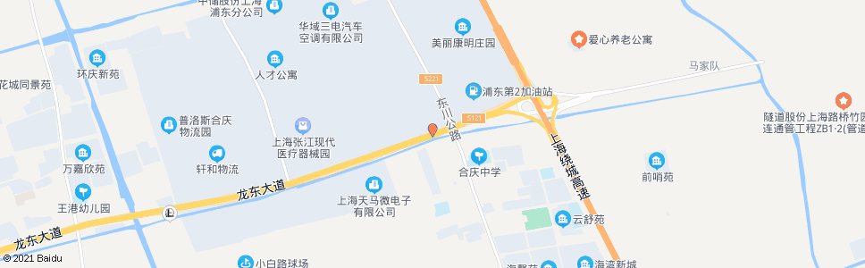 上海龙东大道东川公路_公交站地图_上海公交_妙搜公交查询2024