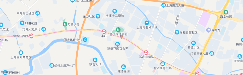 上海丰庄路金沙江路_公交站地图_上海公交_妙搜公交查询2024