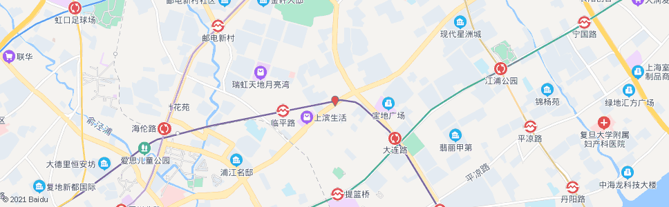 上海周家嘴路保定路_公交站地图_上海公交_妙搜公交查询2024