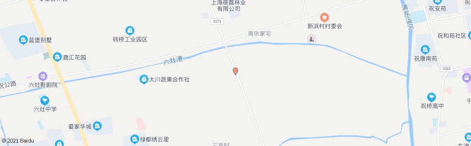 上海大川公路聚溪路(招呼站)_公交站地图_上海公交_妙搜公交查询2024