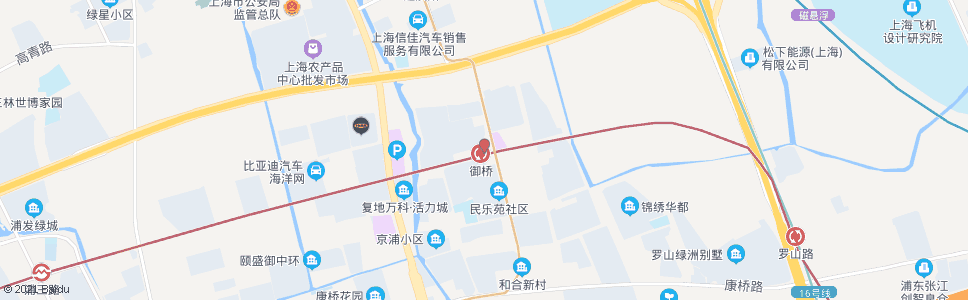 上海御桥站_公交站地图_上海公交_妙搜公交查询2024