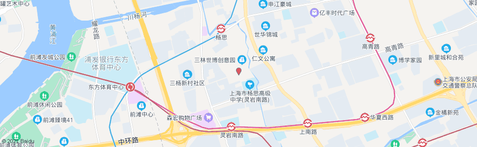 上海海阳路灵岩南路_公交站地图_上海公交_妙搜公交查询2024