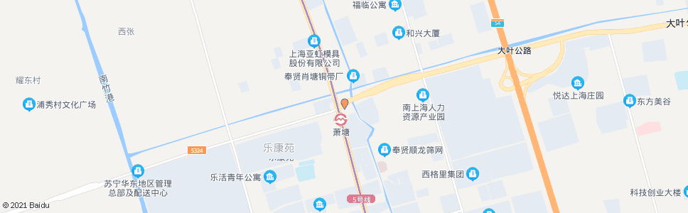 上海沪杭公路展发路(招呼站)_公交站地图_上海公交_妙搜公交查询2024