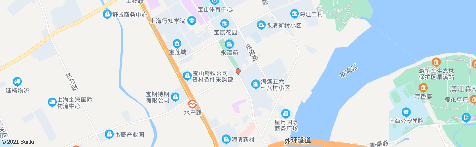 上海水产路牡丹江路_公交站地图_上海公交_妙搜公交查询2024