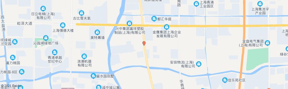 上海外青松公路新业路(招呼站)_公交站地图_上海公交_妙搜公交查询2024