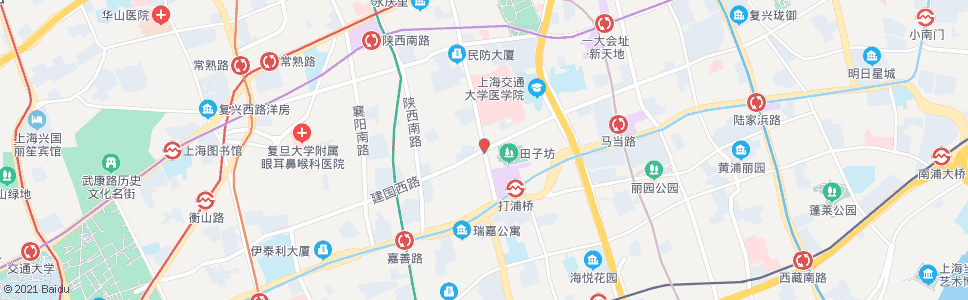 上海建国中路瑞金二路_公交站地图_上海公交_妙搜公交查询2024