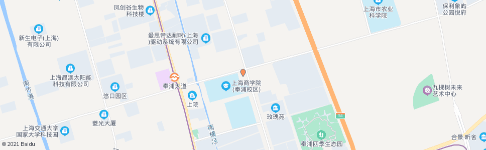 上海奉浦大厦_公交站地图_上海公交_妙搜公交查询2024