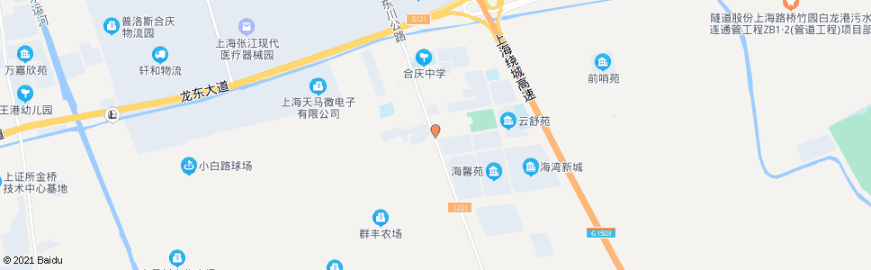 上海东川公路滨洲路_公交站地图_上海公交_妙搜公交查询2024