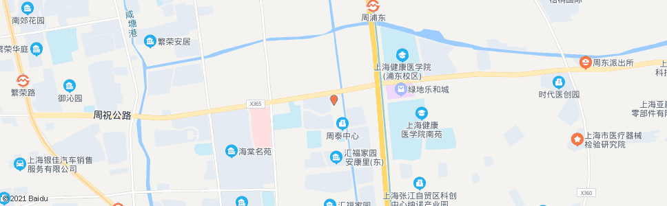 上海周泰路周祝公路_公交站地图_上海公交_妙搜公交查询2024