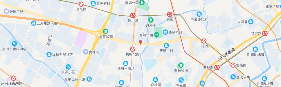 上海杨柳青路武宁路_公交站地图_上海公交_妙搜公交查询2024