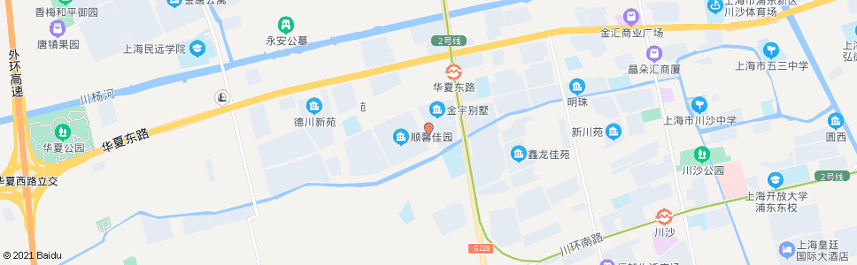上海华夏三路新德西路_公交站地图_上海公交_妙搜公交查询2024