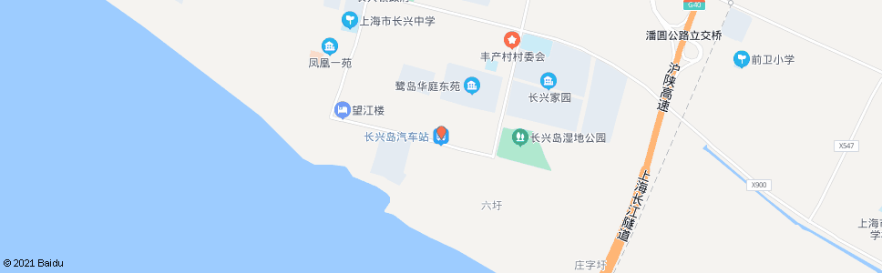 上海长兴岛汽车站(下客站)_公交站地图_上海公交_妙搜公交查询2024