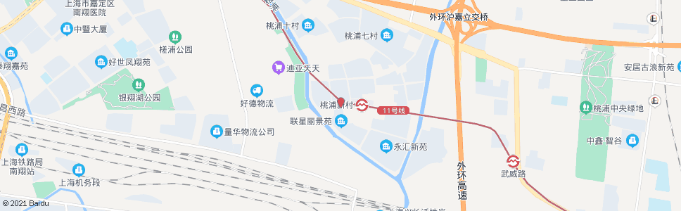 上海武威路郁李路_公交站地图_上海公交_妙搜公交查询2024