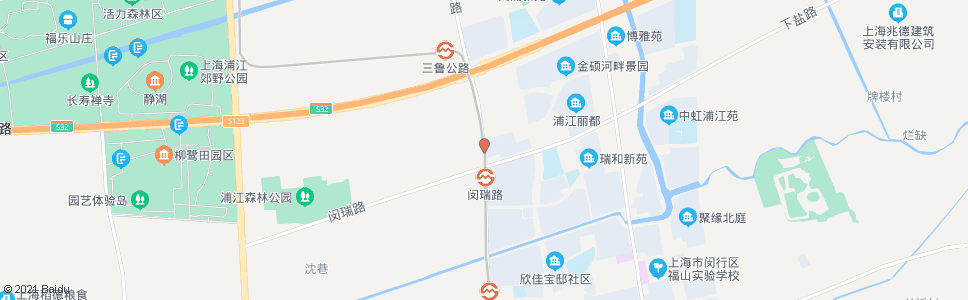 上海三鲁路浦连路_公交站地图_上海公交_妙搜公交查询2024
