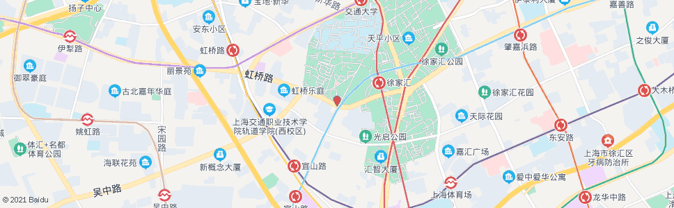 上海宜山路虹桥路_公交站地图_上海公交_妙搜公交查询2024