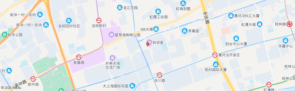 上海合川路虹泉路_公交站地图_上海公交_妙搜公交查询2024