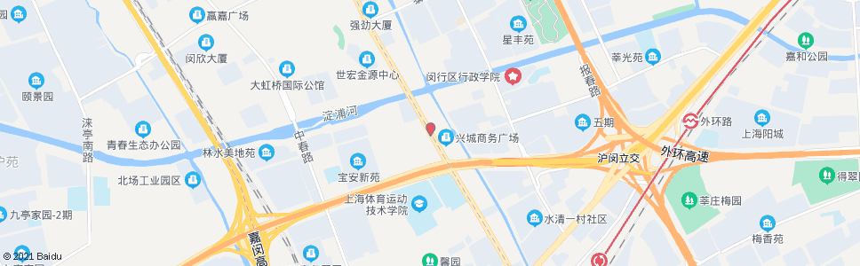 上海疏影路七莘路_公交站地图_上海公交_妙搜公交查询2024