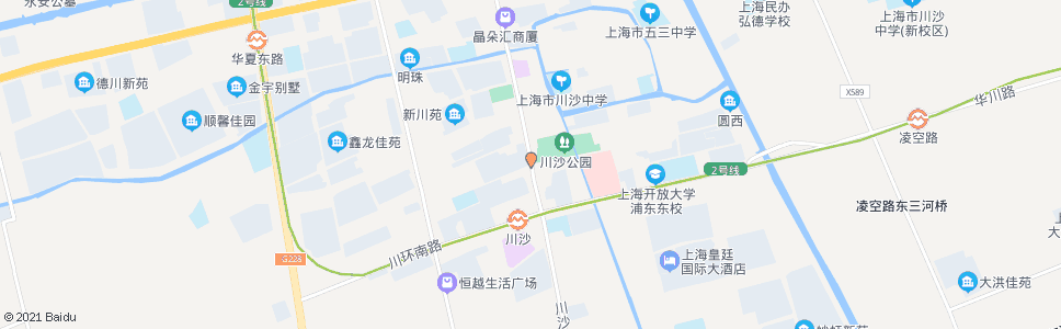 上海川沙路南桥路_公交站地图_上海公交_妙搜公交查询2024