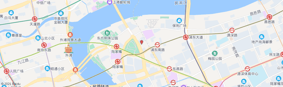 上海陆家嘴环路东城路_公交站地图_上海公交_妙搜公交查询2024