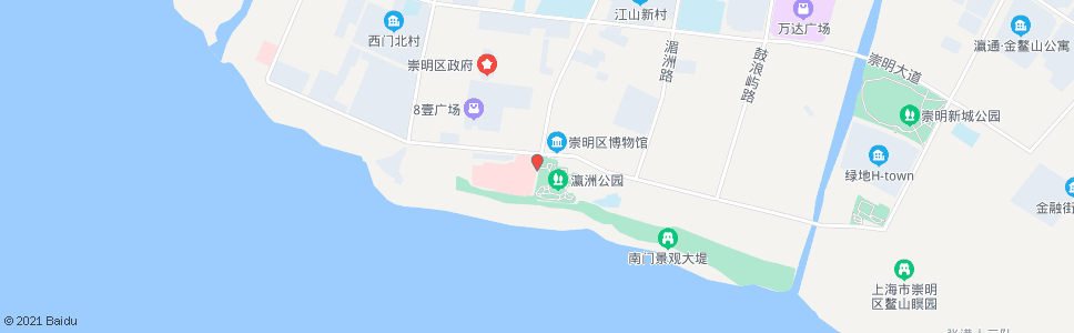 上海崇明县中心医院_公交站地图_上海公交_妙搜公交查询2024