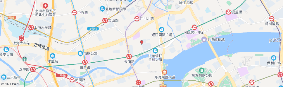 上海四川北路武昌路_公交站地图_上海公交_妙搜公交查询2024