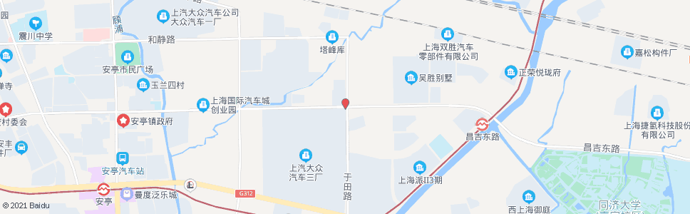 上海昌吉路于田路_公交站地图_上海公交_妙搜公交查询2025