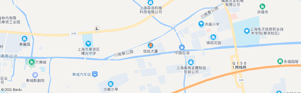 上海川南奉公路洪南村_公交站地图_上海公交_妙搜公交查询2025