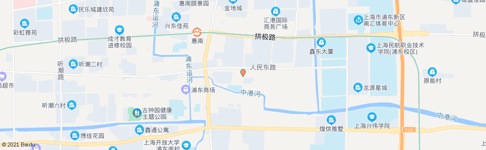 上海靖海路人民东路_公交站地图_上海公交_妙搜公交查询2024