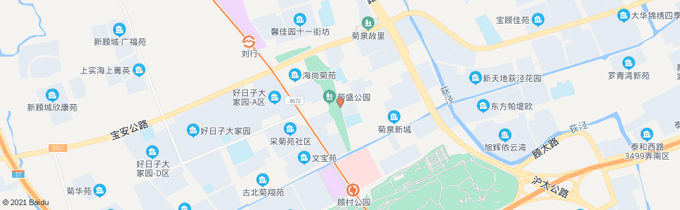 上海菊盛路菊太路_公交站地图_上海公交_妙搜公交查询2024