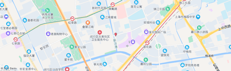 上海古美西路合川路_公交站地图_上海公交_妙搜公交查询2024