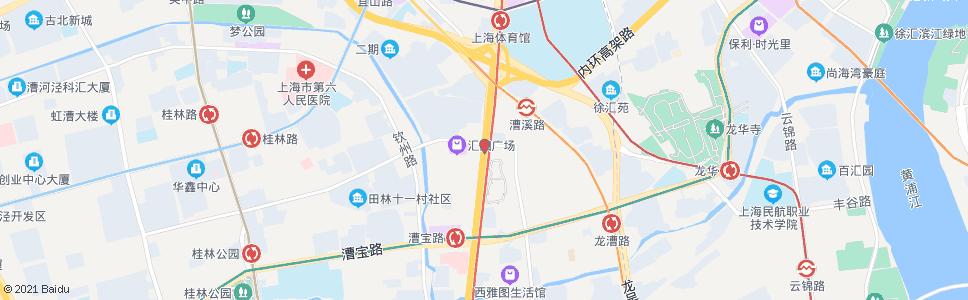 上海田林东路漕溪路_公交站地图_上海公交_妙搜公交查询2024