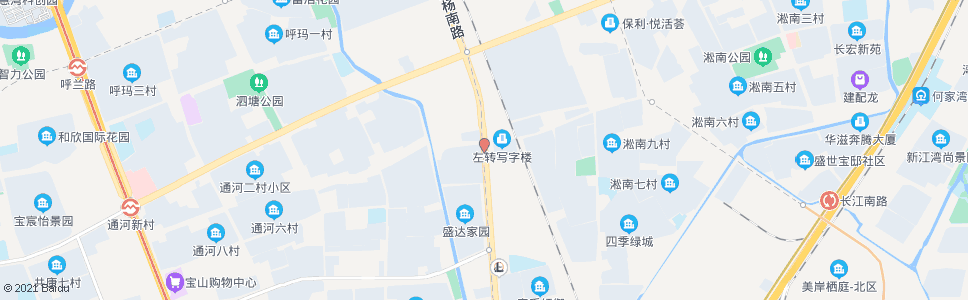 上海江杨南路通南路_公交站地图_上海公交_妙搜公交查询2025