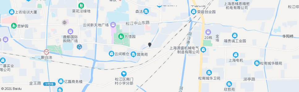 上海环城路北松公路(鑫汇广场)_公交站地图_上海公交_妙搜公交查询2024