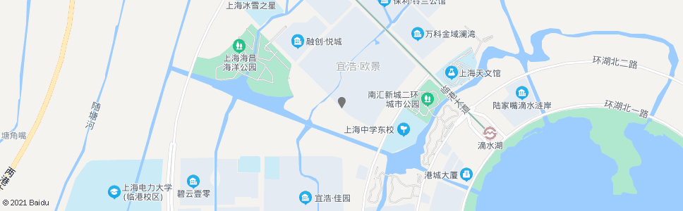 上海夏栎路夏涟河桥(宜浩欧景)_公交站地图_上海公交_妙搜公交查询2024