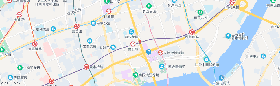 上海鲁班路瞿溪路_公交站地图_上海公交_妙搜公交查询2024