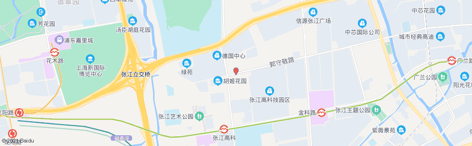 上海郭守敬路科苑路_公交站地图_上海公交_妙搜公交查询2024