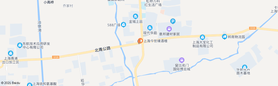 上海北青公路赵重公路_公交站地图_上海公交_妙搜公交查询2024