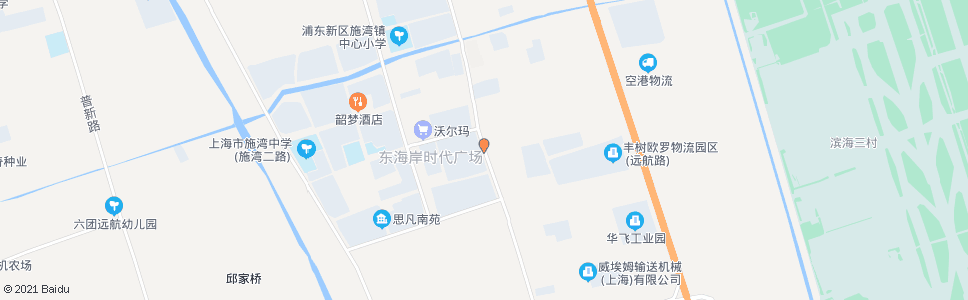 上海川南奉公路航城五路_公交站地图_上海公交_妙搜公交查询2024