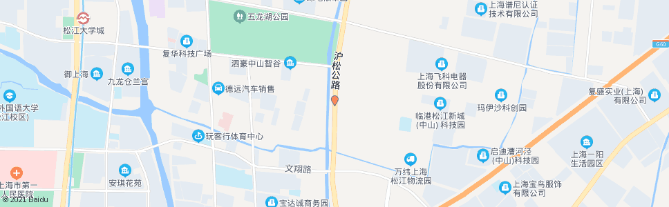 上海明南路沪松公路_公交站地图_上海公交_妙搜公交查询2024